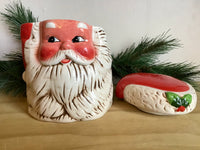 Santa Head Cookie Jar