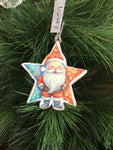 Vintage Star Santa Hanger