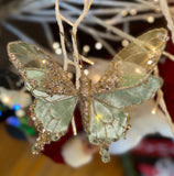 Sage Glitter Butterfly