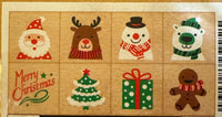 Christmas wooden stamps