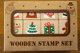 Christmas wooden stamps