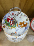 Christmas sleigh 3 tier cake plate
