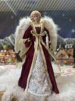 Burgundy Angel topper