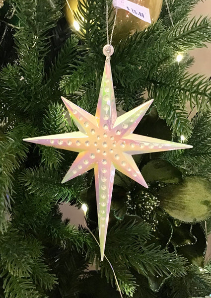 White/Iridescent Star