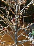 Pine Tree with Berries and Snow