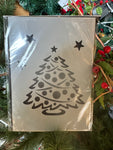 Christmas tree stencil