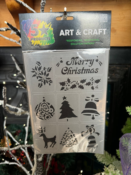 9 Christmas Stencils