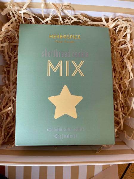 Shortbread Cookie Mix with cookie cutter