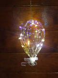 Rainbow Tint Clear Balloon Hanging Light