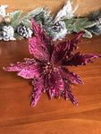 Majestic Burgundy Poinsettia