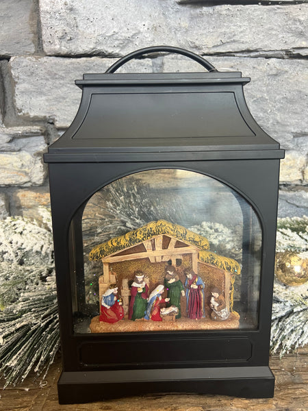 Nativity water lantern