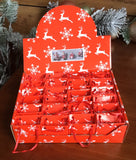 Assorted Mini Sitting Santas in Bags