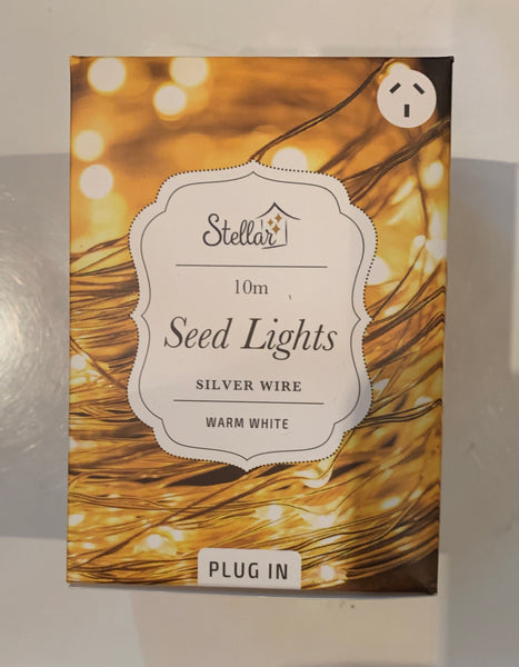 10m Plug in Seed Lights (Warm)