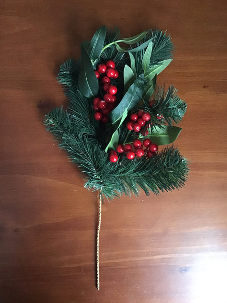 Pine Pick with Berries