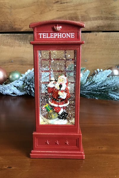 Santa in Phonebox