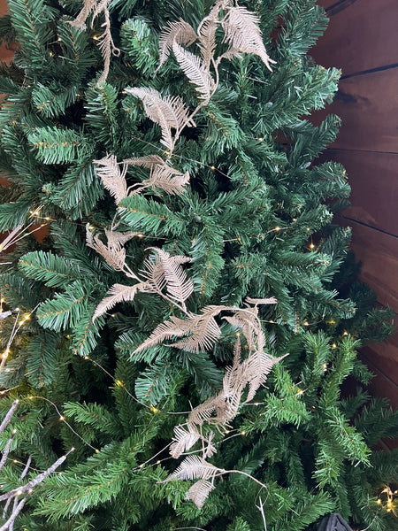 6” Champagne Fern Garland