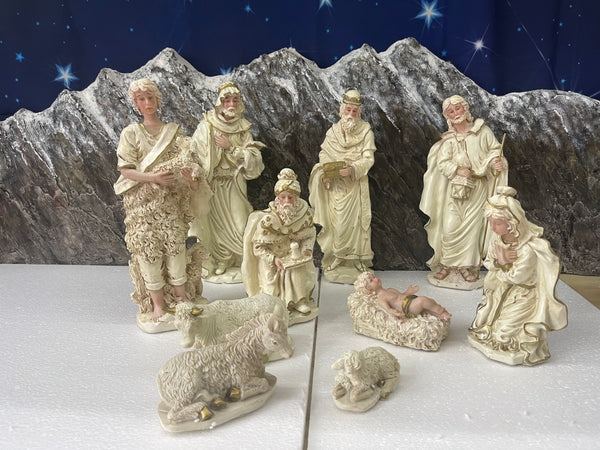 Aged white nativity